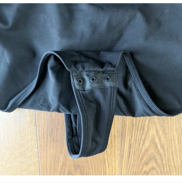 Popilush Deep V Neck Thong Shapewear Bodysuit Black XL NWT - Picture 6 of 13